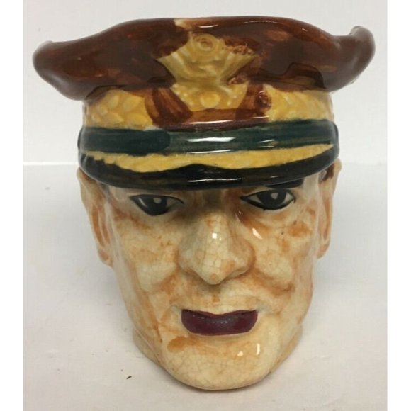 TOBY Mug General MacArthur Made in Occupied Japan VINTAGE 1940's - Picture 1 of 6